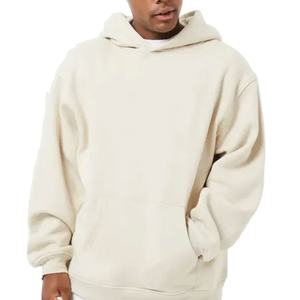 450 GSM Hoodies Personnalisé Haute Qualité Sweats Pull À Manches Longues Blanc Plaine Logo Unisexe Hommes Hoodies - Product Image 1