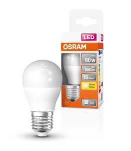 Lampada LED sferica E27 7W 2700K 806Lm 47x90mm. (Osram 021985) - Product Image 3