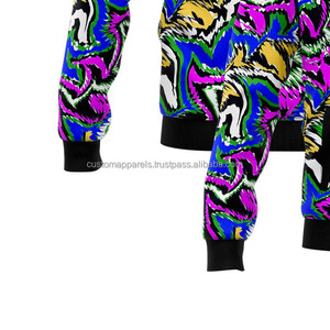 Custom <b>Lightweight</b> Varsity <b>Jacket</b> Comfortable Everyday Wear with Stand Collar Embroidery Decoration Logo on Front-MCACVJ-240 - Product Image 5