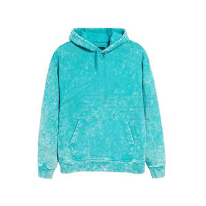 Sweat-shirts en molleton unis de haute qualité, style streetwear, effet délavé à l'acide, vêtements d'hiver sur mesure, respirants et écologiques pour hommes, en promotion - Product Image 1