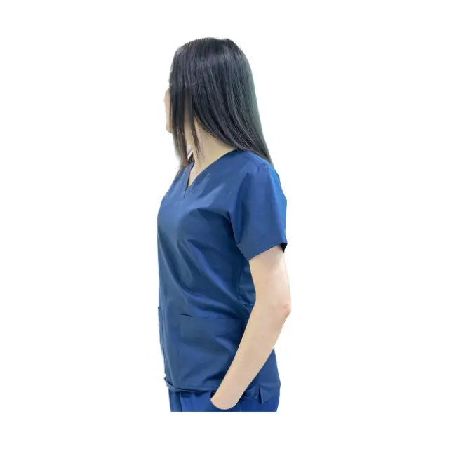 Atacado Moda Personalizado Flexível Respirável Scrubs Uniformes Conjuntos Enfermagem Scrubs Uniformes Hospitalares ODM/ OEM suporte Amostra