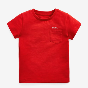 Meilleures ventes T-shirt unisexe en tricot de polyester/coton mélangé épais, Dtg, sérigraphie, logo personnalisé vieilli, taille enfant - Product Image 4
