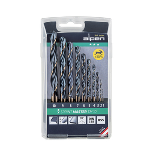 Set di Punte HSS Alpen Sprint Master, 10 Pezzi - Product Image 1