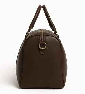 <b>Mens</b> Genuine <b>Leather</b> Luxury Foldable Duffle <b>Bag</b> <b>Brown</b> Weekender Travel Overnight Luggage Gym Sports Tote Carry on Large Vintage - Product Image 3