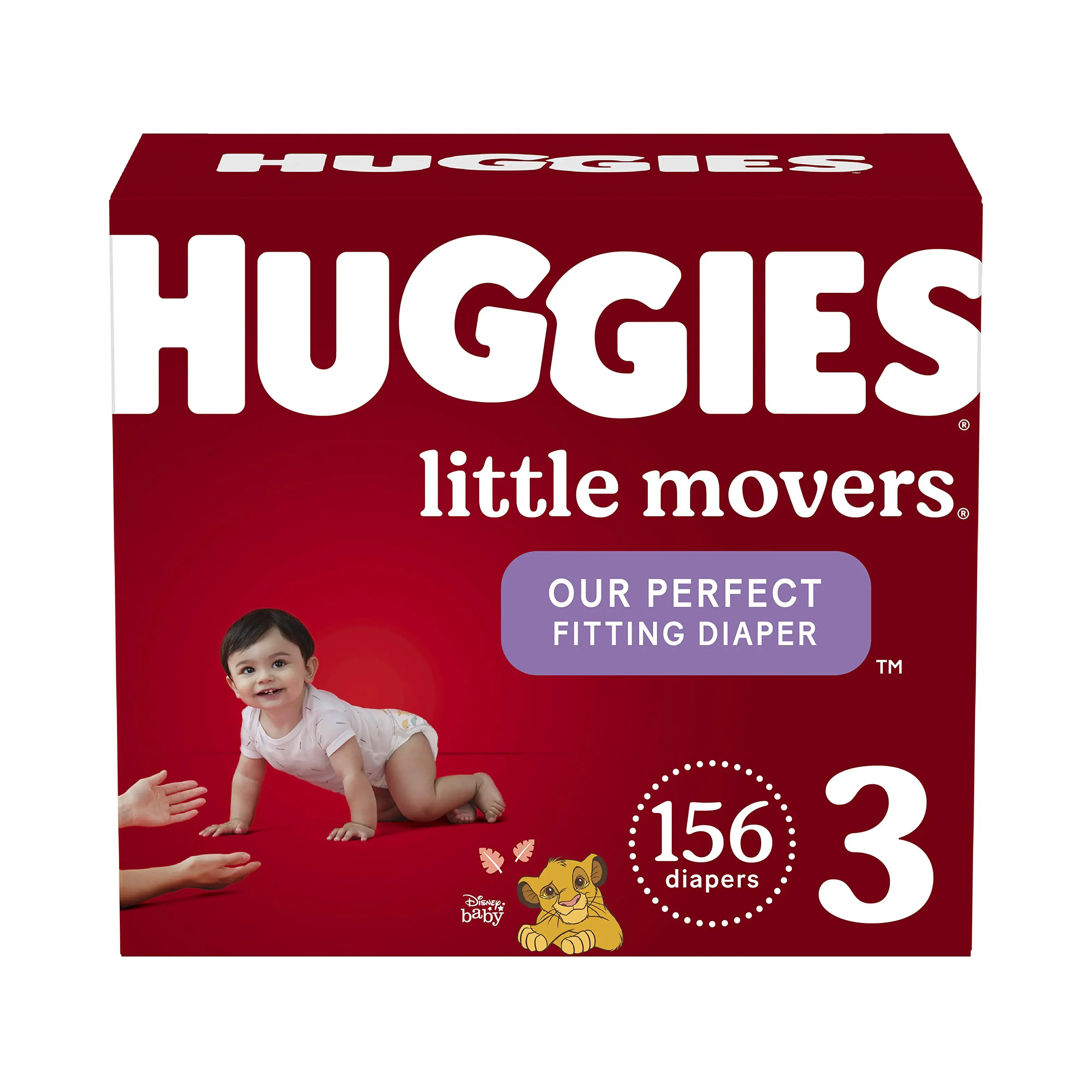 حفاضات أطفال Huggies للاستعمال مرة واحدة - حفاضات أطفال Huggies للاستعمال مرة واحدة صغيرة الحجم، امتصاص معتدل