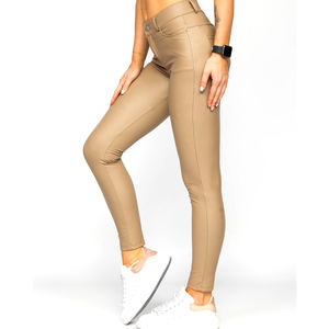 Leggings Deportivos de Cintura Alta con Logotipo Personalizado al por Mayor, Leggings de Yoga Transpirables con Efecto Push-Up para Mujer, para Gimnasio y Entrenamiento, 2025 - Product Image 3