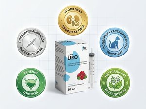 Complément alimentaire Ledu-Uro pour la santé urinaire des chats – 30 ml, soulagement de l'urolithiase et de la cystite - Product Image 5
