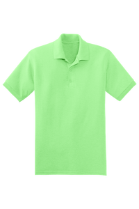 เสื้อยืดโปโลผู้ชายน้ำหนักมาก220-280gsm โลโก้ได้ตามต้องการเสื้อยืดกอล์ฟปักลายเสื้อลำลองแบบถักสีพื้น - Product Image 4