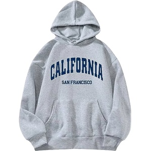 Sudadera con capucha de algodón a granel personalizada Jersey de gran tamaño Unisex Drop Shoulder Heavyweight Streetwear gráfico impreso sudadera al por mayor - Product Image 2
