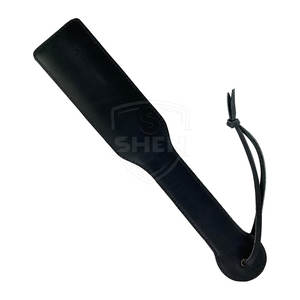 Dernier design, best-seller, pagaie en cuir véritable avec une poignée en cuir lisse, légère et confortable - Product Image 1