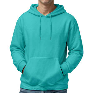 Sweat à capuche zippé en polaire coupe classique pour homme, confortable, en coton, streetwear d'hiver, fabricant OEM, vente en gros, séchage rapide, respirant - Product Image 2