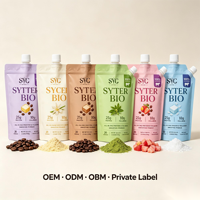 SYC BIO Café au beurre Protéine bien-être 10g Collagène 20 portions Croissance musculaire enfants Marque privée OEM ODM Prix usine Vente en gros