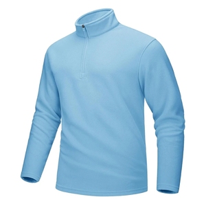 Sudaderas de lana de cuello alto para hombre, suéter cálido informal, sudadera atlética para deportes de carrera - Product Image 5