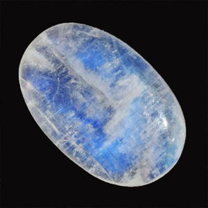 Pierre de lune arc-en-ciel polie ovale 21x14x6MM, cristaux de pierre de lune de haute qualité, magnifique pierre précieuse de pierre de lune arc-en-ciel chatoyante - Product Image 2