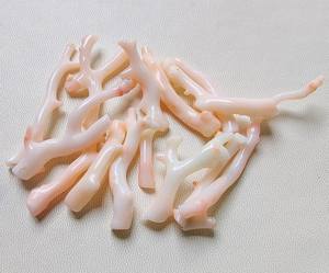 <b>Stick</b> Japanese Coral, 13 pieces, White Coral <b>Smooth</b> Polished <b>Stick</b> , White Coral Pink <b>Stick</b> Loose Gemstone - Product Image 3
