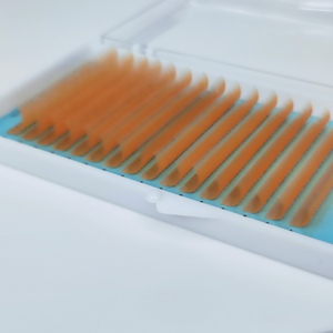 ขนตาปลอม BC Curl HY LON FIBER แบบเต็มเส้น ทำมือ นุ่มเป็นธรรมชาติ สีดำสนิท เงางาม อุปกรณ์ต่อขนตา - Product Image 5