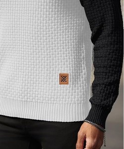 Sweat-shirts à capuche décontractés pour hommes, tricotés 100% coton, lavés, anti-plis, coupe-vent, respirants, chauds, grandes tailles, coupe régulière - Product Image 3