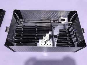 Acero Inoxidable Recubierto de Titanio para Sistema de Retractor Tubular de Columna Vertebral, Juego de Instrumentos Reutilizables con Certificación CE, Caja de Aluminio, Mínimamente Invasivo - Product Image 3