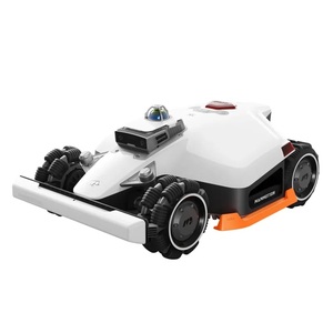 Robot Rasaerba Industriale Bianco AWD per Ogni Terreno, Macchina Falciatrice Cingolata con 3 Anni di Garanzia per Pendenze del Giardino - Product Image 1