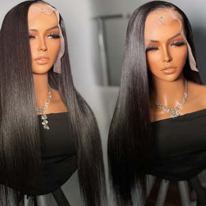 Perruque droite Svolna Bob en gros, 100% cheveux humains vierges, brésiliens, péruviens, indiens, perruques HD, cheveux humains naturels - Product Image 4