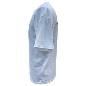 T-shirt en coton imprimé OEM pour hommes, manches courtes, logo personnalisé, t-shirts de sport, t-shirt décontracté ample - Product Image 3