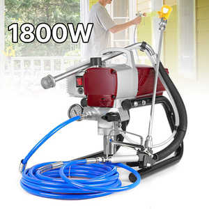Pistola de Pintura Eléctrica sin Aire de Alta Eficiencia de 1800W, Kit con Flujo Máximo de 1.8L/min para Proyectos de Pintura Interior del Hogar - Product Image 1