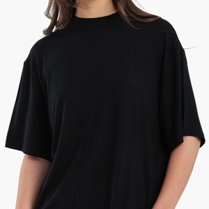 Femmes 2025 été demi-manches éponge sur-taille décontracté imprimé Klein | Calvin Plaid tissé écologique séchage rapide respirant 240 - Product Image 6