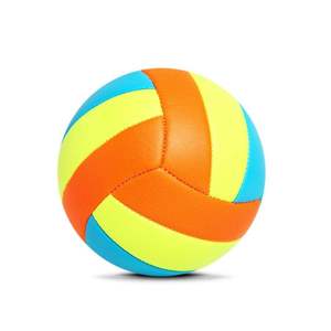 ลูกบอลวอลเลย์บอลสำหรับเด็กวัยหัดเดินขนาดเล็กสีสันสดใสขนาด2น้ำหนักเบาสำหรับเด็กเล่นในร่มการฝึกนุ่มเป็นของขวัญ2025 - Product Image 3