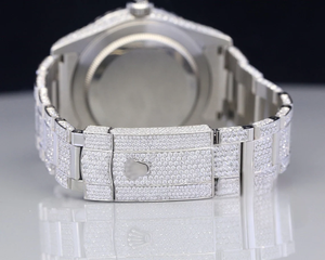 Montre de luxe pour garçons VVS Moissanite Diamond Bracelet en acier inoxydable Bonne qualité 40mm Prix imbattable pour affaires spéciales Antique - Product Image 5