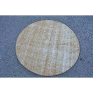 พรมโพลีเอสเตอร์ขนแกะสีน้ำตาลขนาด3.7X3.7ฟุตสไตล์ตุรกีดีไซน์แบบเย็บปะติดปะต่อกันสำหรับห้องนั่งเล่นห้องนอนห้องวัยรุ่น - Product Image 3