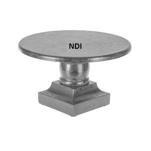 Producto más vendido, soporte de pastel de Metal de diseño lujoso, plato de pastel de aluminio para servir pasteles para soporte de pastel sólido de un solo nivel - Product Image 1