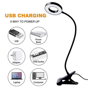 Lampe <span class=keywords><strong>de</strong></span> bureau LED pour lecture Lampe <span class=keywords><strong>de</strong></span> table portable pour la lecture au coucher des enfants, table à clipser, <span class=keywords><strong>tête</strong></span> <span class=keywords><strong>de</strong></span> <span class=keywords><strong>lit</strong></span>, dortoir et bureau - Product Image 4