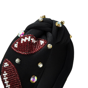 ที่คาดผมคุณภาพสูง ประดับลูกปัด สำหรับงานเลี้ยง ฟุตบอลอเมริกัน ฟุตบอล  สไตล์ยุโรปและอเมริกา - Product Image 2