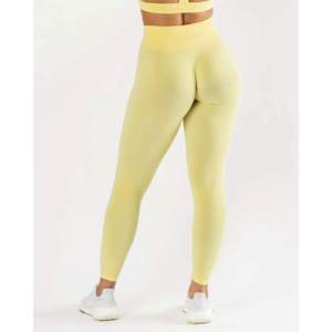 Legging de mujer de estilo personalizado al por mayor para entrenamiento 2025 último diseño sólido cintura alta color personalizado tamaño OEM - Product Image 5