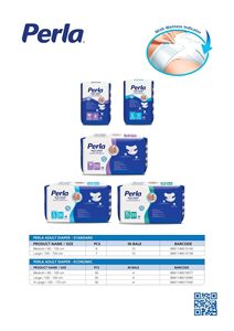 PERLA Meilleure Performance Petit Pack Économique 30 Couches pour Adultes Anti-fuites Ultra Fines Haute Absorption Côtés Extensibles Bande Magique Imprimée - Product Image 6