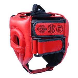 Casco de Boxeo de Cuero Vacuno de Alta Calidad, Diseño Nuevo, Fabricante OEM, Equipo de Entrenamiento, Protector de Cabeza para Boxeo - Product Image 5
