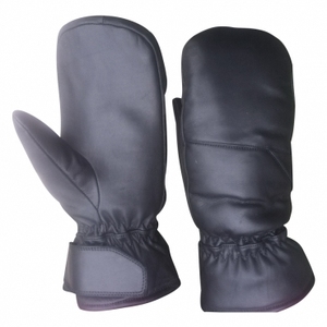 A prueba de viento pantalla táctil personalizar invierno cálido nieve Unisex aislar cuero impermeable al aire libre Snowboard esquí manopla guantes - Product Image 3