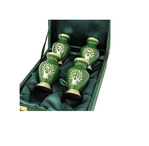 โกศเผาศพที่ทําด้วยมือสําหรับเถ้ามนุษย์อุปกรณ์จัดงานศพ โกศเผาศพโลหะในราคาขายส่งผลิตในอินเดีย - Product Image 6