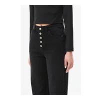Pantalon cargo large en jean délavé pour femme LORLI'S, coupe droite, écologique, personnalisable, imperméable