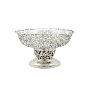 Frutero de Metal de alta calidad con diseño martillado, tazón contenedor de frutas de Metal sostenible pulido dorado de gran capacidad - Product Image 5