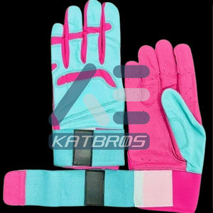 Guantes de Bateo de Béisbol Profesionales con Zona de Palma de Cuero Cabretta Diseñados para un Swing Preciso, Agarre Fuerte y Entrenamiento - Product Image 3