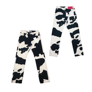 Service OEM ODM Pantalon en cuir de vachette non tissé pour homme, taille basse, coupe droite, fermeture boutonnée, style urbain, produit phare du fabricant - Product Image 6