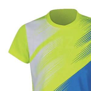 Camiseta de voleibol hecha en fábrica de color sólido de alta calidad, último diseño para ropa de práctica - Product Image 3