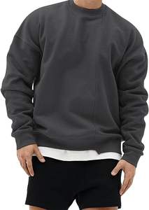 2025 dernière conception personnalisé imprimé hommes Twinset hiver tenue décontracté col rond sweat-shirts bas quantité minimale de commande en gros - Product Image 3