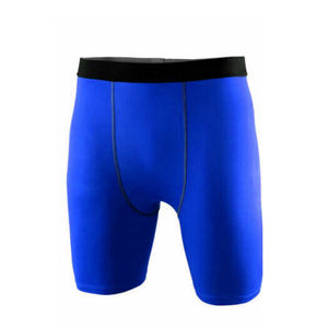 กางเกงขาสั้นผู้ชายเอวยางยืดปานกลาง ลายเรียบ ผ้าแคนวาส สำหรับออกกำลังกาย ฟิตเนส ใส่สบาย ระบายอากาศ แห้งเร็ว กันน้ำ - Product Image 3