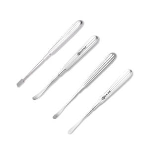 Elevador Williger doblado 13Cm 4mm Raspatory para cirugía Dental Grado perióstico Acero inoxidable Compatible Quirúrgico estándar - Product Image 2