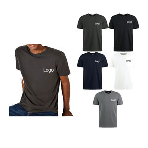 Camisetas Profesionales de Cuello Redondo para Hombre, 240 GSM, Algodón Peinado de Alta Densidad, con Logotipo Gráfico Personalizado, Hombros Caídos, Ligeras, 100% Tejidas - Product Image 6