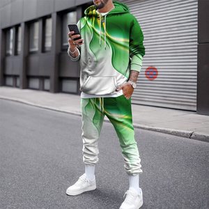 Directo de fábrica al por mayor de los hombres de alta calidad logotipo personalizado 100% poliéster cremallera deporte de invierno chándal transpirable impreso - Product Image 4