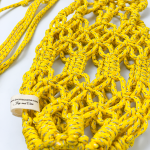 JNC macrame ถุงผ้าฝ้ายโพลีเอสเตอร์แบบโบฮีเมียนถุงผ้าโพลีเอสเตอร์แบบนำกลับมาใช้ใหม่ได้เป็นมิตรต่อสิ่งแวดล้อมสำหรับจัดเก็บในบ้าน - Product Image 2