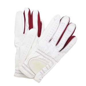 Gants de golf personnalisés en gros avec logo, en cuir véritable, antidérapants, avec sangle de poignet réglable, protection UV, extensibles, respirants, doigts complets - Product Image 1